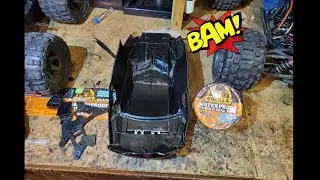 Gorilla Tape Hack! Repair and Reinforce Arrma Talion body with no mess