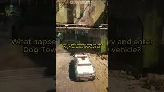 What happens if you enter Dog Town with a NCPD vehicle? #cyberpunk2077 #shorts