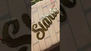 The perfect personalized gift! 💖 Custom acrylic name cutouts.WhatsApp us to order: +91 85917 47642