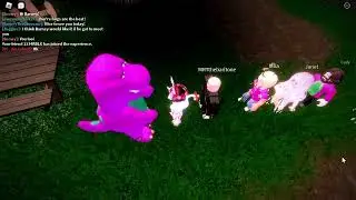 Meeting Barney! || Barney & Friends RBLX