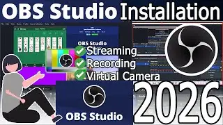 How to Install OBS Studio on Windows 10/11 [ 2026 Update ] Streaming and Screen Recording with Audio