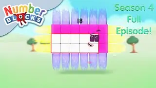 Eighteen 💨 | Full Episode - S4 E8 | Learn to Count - Numberblocks
