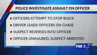 Driver flees from Warrenton police, strikes officer with car