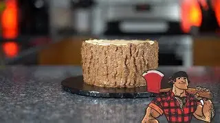 How to make a Checkered Lumberjack Tree Cake - Impressions Mat