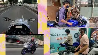 Yamaha r15 v3 Delivery || Alesha Mart || MK Shajib