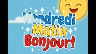⛅️Bon Vendredi Matin ! &ndash; Un message doux pour les tout-petits | BoraKids