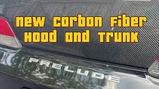 Carbon Fiber Hood and Trunk Install: Dream Car Honda Prelude Mods Part 4