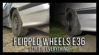 Flipping Steel Wheels on BMW E36