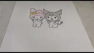 Coloring ★ Kuromi & My Melody Sanrio