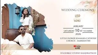 Wedding Ceremony of Leo & Sonu || 10-01-2026 || Live Streaming ||