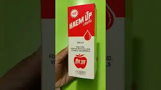 Haem Up syrup || iron tonic fortifide with folic acid vitamin b12 and minerals #shortsfeed #natural