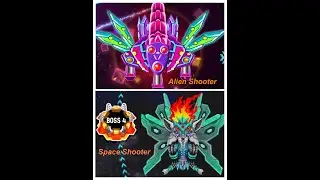 Space Shooter Boss 4 VS Alien Shooter  Boss 4