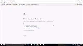 Error - Configured Proxy Server is not responding in Windows 10