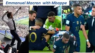 French President Emmanuel Consoles Mbappe|Macron All Crazy Reactions |Macron speech in dressing room