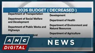 PH Senate approves 2026 budget bill on second reading; P68-B cut from House version | ANC