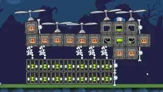 Bad Piggies - ONE POLICE KING PIG CATCH ALL THIEVES AFTER SHOOTING THEM!