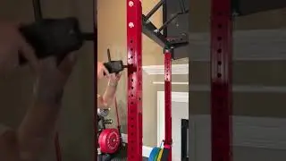 Easy setup using the adjustable j-hooks by Signature Fitness #jhooks #fitnessequipment #powercage
