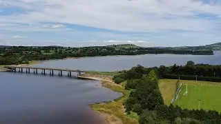 Blessington Lakes in Co. Wicklow, Ireland - 4K Drone footage