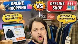Online Shopping 🛍️🛒vs Offline Shopper😔😔viral trending vedio #online  #shopping #amazon #youtube #yt