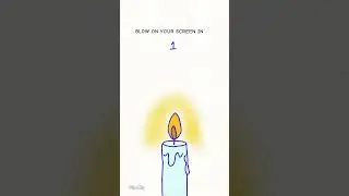 Blow out the candle 🕯️#shorts #animation