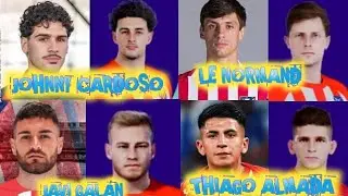 ATLETICO DE MADRID 🇪🇸  COPIA BASÉ (PES 2021) JOHNNY CARDOSO/ LE NORMAND/ JAVI GALÁN/ THIAGO ALMADA 