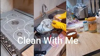 Kitchen Cleaning and Satisfaction|Scrub the Stove,Shine the Sink,and Rearrange the CountertopClutter