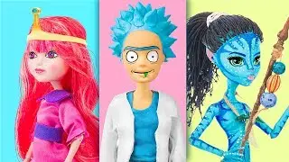Cartoon Characters Doll Version / 6 Clever Barbie Hacks And Crafts