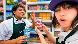 EMETSUKI TRABAJANDO en TIENDA KOREANA