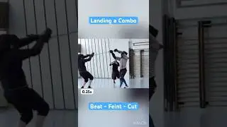 HEMA: Clean Attack Combination #hema #martialarts