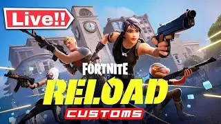 🔴 LIVE Fortnite Reload Customs with Viewers &ndash; Duos  Squads NAE