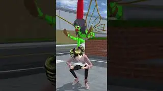 Lady Emily Tries to Hide but the Giant Monster Finds Her! 😱👹 #shorts #sakuraschoolsimulator #viral