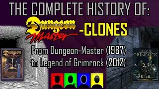 History of Dungeon-Master Clones 1987-2012 - Every Realtime Blobber Crawler finished and reviewed