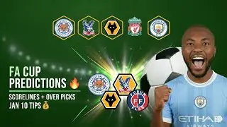 FA Cup Predictions Today! 💰 Scorelines & Over/Under Tips | January 10, 2026 