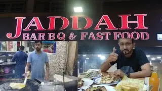 Jaddah BBQ & Fast Food / Nazimabad famous BBQ/ Huge tikka variety/ Nazimabad Street food.