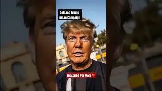The Secret Behind AI Generated Donald Trump Indian Campaign #ai #entertainment