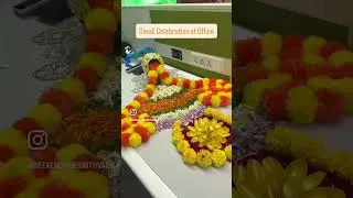 Diwali celebration at office #office #corporate #diwali