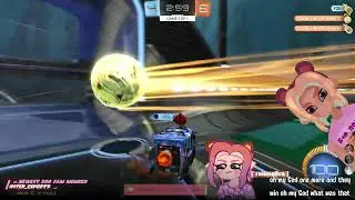 vtuber plays rocket league and fortnite