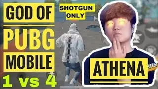 One Shotgun 4 Enemy Best of Athena Gaming 1vs4 best moment Only A Shotgun