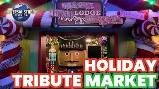 Tribute Holiday Market | Universal Studios Florida - Christmas Tribute Store Walkthrough [4K]