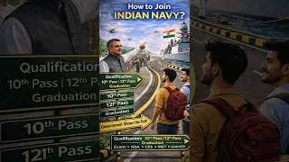 How to join the Indian Navy || Qualification, Exam And Selection Process || Chak de Indai #ytshorts