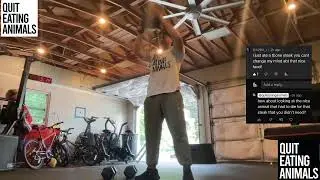 Vegan Answers T-Bone Steak Comment - Garage Gym workout