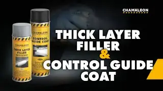 Cham&auml;leon Thick Layer Filler & Guide Coat | Control Spray Schwarz Tutorial