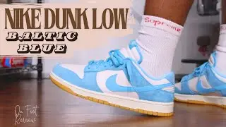 ANOTHER UNC DUNK? I'll Take it! Nike Dunk Low 'Baltic Blue' On Foot Review