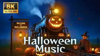 Halloween 2025 🎃 Haunted Pumpkin Village 👻 Relaxing Spooky Background Music for Calm Sleep Rest
