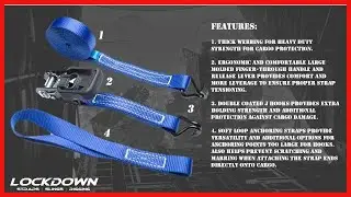 Lockdown Premium Ratchet Straps: The Ultimate Solution to Secure Your Cargo Safely