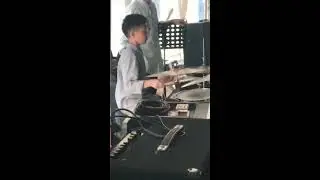 keane drummer spain  sound check