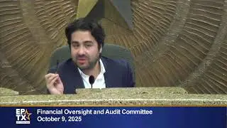 Financial Oversight and Audit Committee 10/09/25