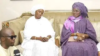 Magal Touba: La Première dame Marie Khone Faye Reçu par Sokhna Bally Mbacke Mountakha