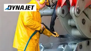 Surface Preparation & Paint Stripping Before Recoating Large Industrial Parts