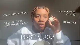 Small Business Vlog🌿✨ | Preparing for a Valentine&rsquo;s Day Sale, Testing New Products & Studio Tour